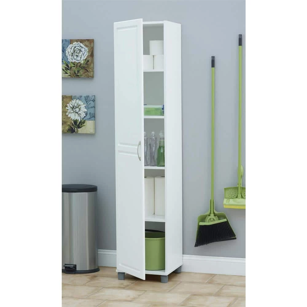 Trailwinds 16 in. White Storage Cabinet by Ameriwood Home 9 Trailwinds 16 in. White Storage Cabinet by Ameriwood Home - Image 9