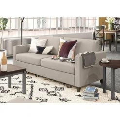 Dylan 68 in. W Square Arm Polyester Upholstered Modern Straight Beige Sofa by HOMESTYLES 25 Dylan 68 in. W Square Arm Polyester Upholstered Modern Straight Beige Sofa by HOMESTYLES -Deals HOMESTYLES Store beige homestyles sofas couches 2001 30 fb80 31 1000