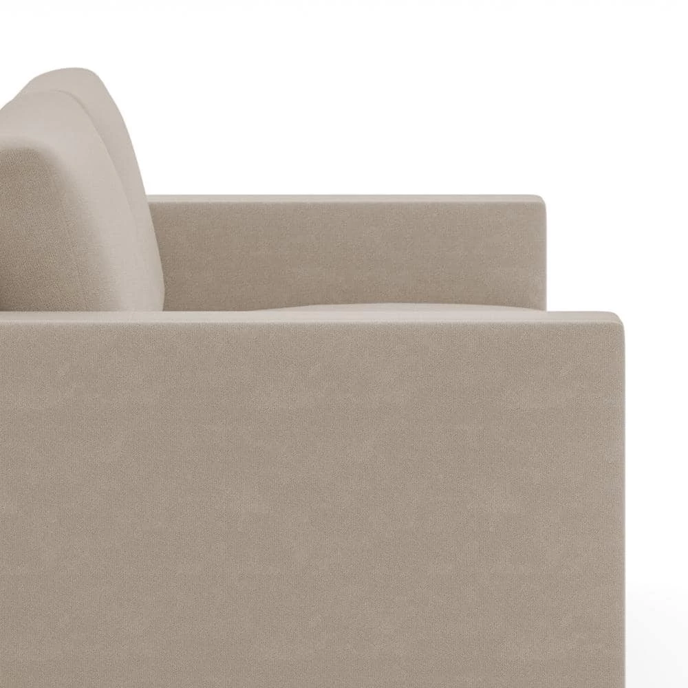 Dylan 68 in. W Square Arm Polyester Upholstered Modern Straight Beige Sofa by HOMESTYLES 10 Dylan 68 in. W Square Arm Polyester Upholstered Modern Straight Beige Sofa by HOMESTYLES - Image 10