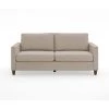 Dylan 68 in. W Square Arm Polyester Upholstered Modern Straight Beige Sofa by HOMESTYLES