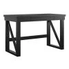 Caryle 47.5 in. Rectangle Black MDF Computer Desk with Drawer by Ameriwood Home