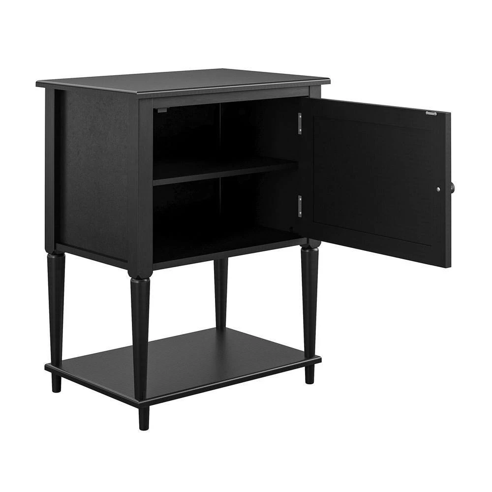 Gwyneth 28.3 in. Black Accent Table by Ameriwood Home 4 Gwyneth 28.3 in. Black Accent Table by Ameriwood Home - Image 4