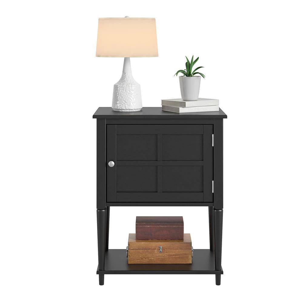 Gwyneth 28.3 in. Black Accent Table by Ameriwood Home 5 Gwyneth 28.3 in. Black Accent Table by Ameriwood Home - Image 5