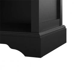 Malvern Black Nightstand by Ameriwood Home -Deals HOMESTYLES Store black ameriwood home nightstands hd10571 1f 1000