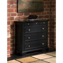 Bedford 4-Drawer Black Chest by HOMESTYLES -Deals HOMESTYLES Store black homestyles chest of drawers 5531 41 31 1000