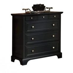 Bedford 4-Drawer Black Chest by HOMESTYLES