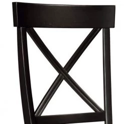 Black Dining Chairs (Set of 2) by HOMESTYLES -Deals HOMESTYLES Store black homestyles dining chairs 5178 802 66 1000