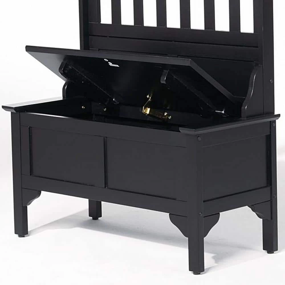 Hall Tree in Black by HOMESTYLES 3 Hall Tree in Black by HOMESTYLES - Image 3