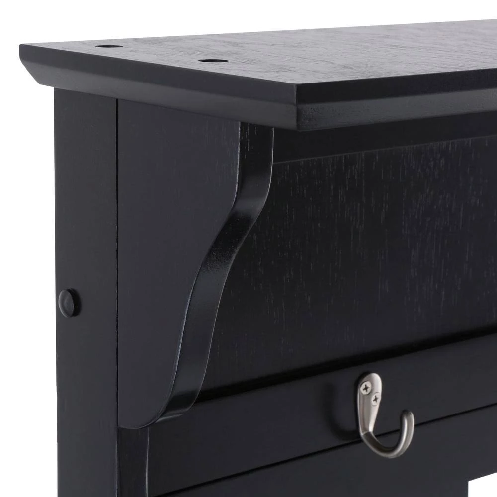 Hall Tree in Black by HOMESTYLES 2 Hall Tree in Black by HOMESTYLES - Image 2