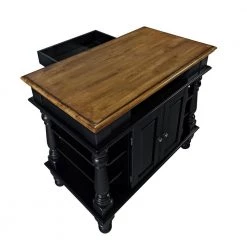 Americana Black Kitchen Island With Storage by HOMESTYLES -Deals HOMESTYLES Store black homestyles kitchen islands 5082 94 c3 1000