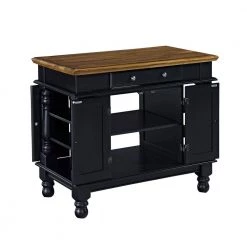 Americana Black Kitchen Island With Storage by HOMESTYLES -Deals HOMESTYLES Store black homestyles kitchen islands 5082 94 d4 1000