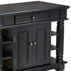 Americana Black Kitchen Island With Storage by HOMESTYLES -Deals HOMESTYLES Store black homestyles kitchen islands 5092 94 c3 1000