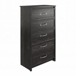 DeWitt 5-Drawer Black Oak Chest of-Drawers (54.34 in. H x 30.91 in. W x 16.54 in. D) by Ameriwood Home 13 DeWitt 5-Drawer Black Oak Chest of-Drawers (54.34 in. H x 30.91 in. W x 16.54 in. D) by Ameriwood Home -Deals HOMESTYLES Store black oak ameriwood home chest of drawers hd29260 40 1000