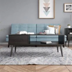 Phillips 19.49 in. Black Oak Rectangular Particleboard Coffee Table by Ameriwood Home 19 Phillips 19.49 in. Black Oak Rectangular Particleboard Coffee Table by Ameriwood Home -Deals HOMESTYLES Store black oak ameriwood home coffee tables de71794 31 1000