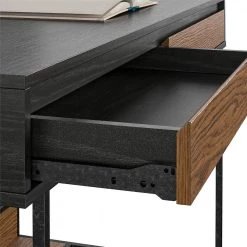 Apison Computer Desk, Black Oak by Ameriwood Home -Deals HOMESTYLES Store black oak ameriwood home computer desks hd16101 77 1000