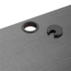 Vearo 53.6 in. Black Oak Double Pedestal Desk by Ameriwood Home -Deals HOMESTYLES Store black oak ameriwood home computer desks hd68639 1f 1000