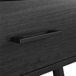 Phillips 15.5 in. Black Oak Square End Table with Drawer by Ameriwood Home -Deals HOMESTYLES Store black oak ameriwood home end side tables de81868 4f 1000