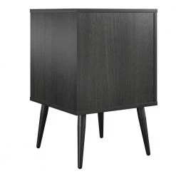 Phillips 15.5 in. Black Oak Square End Table with Drawer by Ameriwood Home -Deals HOMESTYLES Store black oak ameriwood home end side tables de81868 66 1000