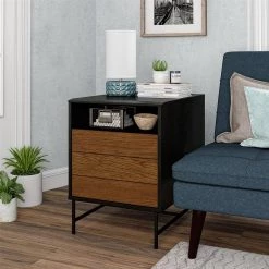 Apison Black Oak End Table by Ameriwood Home -Deals HOMESTYLES Store black oak ameriwood home end side tables hd07080 31 1000