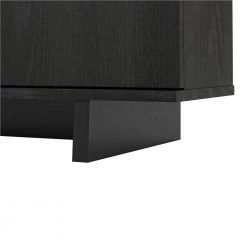 Julia 48 in. Black Oak Particle Board Corner TV Stand Fits TVs Up to 50 in. with Cable Management by Ameriwood Home -Deals HOMESTYLES Store black oak ameriwood home tv stands hd23985 76 1000
