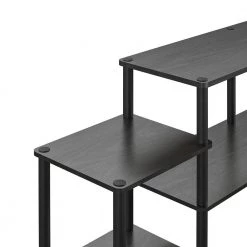 Crocker 76.38 in. Black Oak TV Stand Fits TV's up to 50 in. by Ameriwood Home -Deals HOMESTYLES Store black oak ameriwood home tv stands hd31257 1f 1000