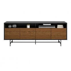 Apison 62 in. Black Oak TV Stand for TVs up to 70 in. by Ameriwood Home -Deals HOMESTYLES Store black oak ameriwood home tv stands hd66053 c3 1000