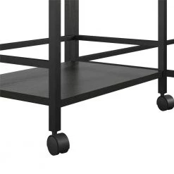 Bernay 36 in. Black Oak Desk with Rolling Cart Bundle by Ameriwood Home 13 Bernay 36 in. Black Oak Desk with Rolling Cart Bundle by Ameriwood Home -Deals HOMESTYLES Store black oak ameriwood home writing desks hd97937 77 1000