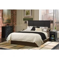 Bedford 2-Piece Black Queen Headboard Bedroom Set by HOMESTYLES 7 Bedford 2-Piece Black Queen Headboard Bedroom Set by HOMESTYLES -Deals HOMESTYLES Store black queen homestyles bedroom sets 5531 5011 31 1000