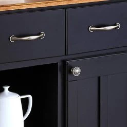 Black and Cottage Oak Buffet with Wine Storage by HOMESTYLES -Deals HOMESTYLES Store black w cottage oak top homestyles sideboards buffet tables 5100 0046 4f 1000