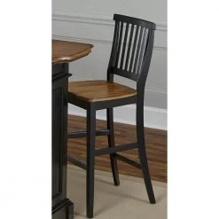 24 in. Black Bar Stool by HOMESTYLES -Deals HOMESTYLES Store brown black homestyles bar stools 5003 89 31 1000