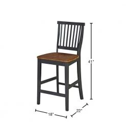 Americana 24 in. Gray Bar Stool by HOMESTYLES -Deals HOMESTYLES Store brown gray homestyles bar stools 5013 89 40 1000