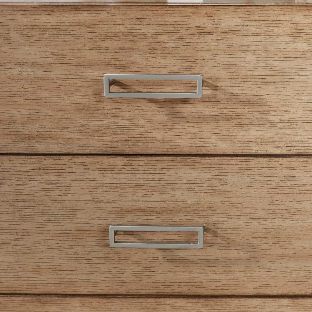 Provence 3-Drawer Brown Chest with Mirror 32 in. x 18 in. x 35 in. by HOMESTYLES 2 Provence 3-Drawer Brown Chest with Mirror 32 in. x 18 in. x 35 in. by HOMESTYLES - Image 2