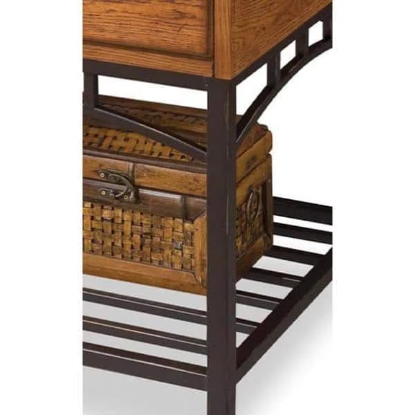 Modern Craftsman Distressed Oak End Table by HOMESTYLES 3 Modern Craftsman Distressed Oak End Table by HOMESTYLES - Image 3