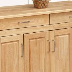 Natural Wood Kitchen Cart with Breakfast Bar by HOMESTYLES -Deals HOMESTYLES Store brown homestyles kitchen carts 5023 95 1f 1000