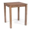 Big Sir Brown Oak Square High Dining Table by HOMESTYLES