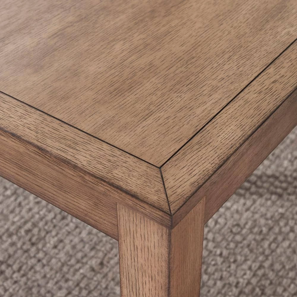 Big Sir Brown Oak Square High Dining Table by HOMESTYLES 2 Big Sir Brown Oak Square High Dining Table by HOMESTYLES - Image 2