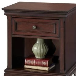 Lafayette 1 Drawer 22in. x 16 in. x 24 in. Cherry Night Stand by HOMESTYLES 9 Lafayette 1 Drawer 22in. x 16 in. x 24 in. Cherry Night Stand by HOMESTYLES -Deals HOMESTYLES Store brown homestyles nightstands 5537 42 4f 1000
