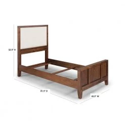 Bungalow Brown Twin Bed by HOMESTYLES -Deals HOMESTYLES Store brown homestyles panel beds 5507 400 40 1000