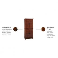 Arts and Crafts Cottage Oak Food Pantry by HOMESTYLES -Deals HOMESTYLES Store brown homestyles pantry cabinets 5180 64 c3 1000