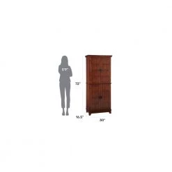 Arts and Crafts Cottage Oak Food Pantry by HOMESTYLES -Deals HOMESTYLES Store brown homestyles pantry cabinets 5180 64 fa 1000