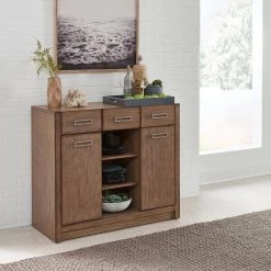 Big Sir Brown Oak Buffet by HOMESTYLES -Deals HOMESTYLES Store brown homestyles sideboards buffet tables 5506 68 31 1000