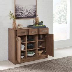 Big Sir Brown Oak Buffet by HOMESTYLES -Deals HOMESTYLES Store brown homestyles sideboards buffet tables 5506 68 c3 1000