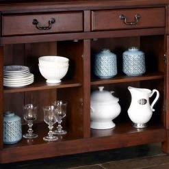 Aspen Rustic Cherry Buffet by HOMESTYLES -Deals HOMESTYLES Store brown homestyles sideboards buffet tables 5520 61 1f 1000