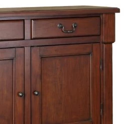 Aspen Rustic Cherry Buffet by HOMESTYLES -Deals HOMESTYLES Store brown homestyles sideboards buffet tables 5520 61 44 1000