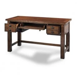 54 in. Rectangular Aged Maple 5 Drawer Writing Desk with Keyboard Tray by HOMESTYLES 20 54 in. Rectangular Aged Maple 5 Drawer Writing Desk with Keyboard Tray by HOMESTYLES -Deals HOMESTYLES Store brown homestyles writing desks 5412 15 77 1000