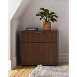 Merge 3-Piece Brown Walnut Queen Bedroom Set by HOMESTYLES -Deals HOMESTYLES Store brown walnut homestyles bedroom sets 5450 5014 1d 1000