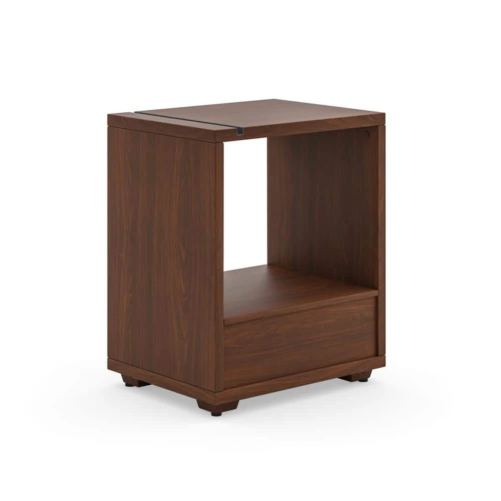 Merge 3-Piece Brown Walnut Queen Bedroom Set by HOMESTYLES 4 Merge 3-Piece Brown Walnut Queen Bedroom Set by HOMESTYLES - Image 4