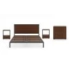Merge 4-Piece Brown Walnut Queen Bedroom Set by HOMESTYLES