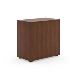 Merge 3-Drawer Brown Walnut Chest of Drawers (31.5 in W x 30.75 in H) by HOMESTYLES -Deals HOMESTYLES Store brown walnut homestyles chest of drawers 5450 41 4f 1000