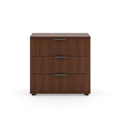 Merge 3-Drawer Brown Walnut Chest of Drawers (31.5 in W x 30.75 in H) by HOMESTYLES